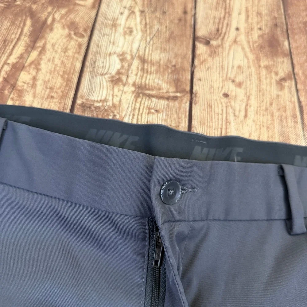 Nike Dri Fit Golf Shorts Mens 40 Gray Standard Fit Performance Stretch
